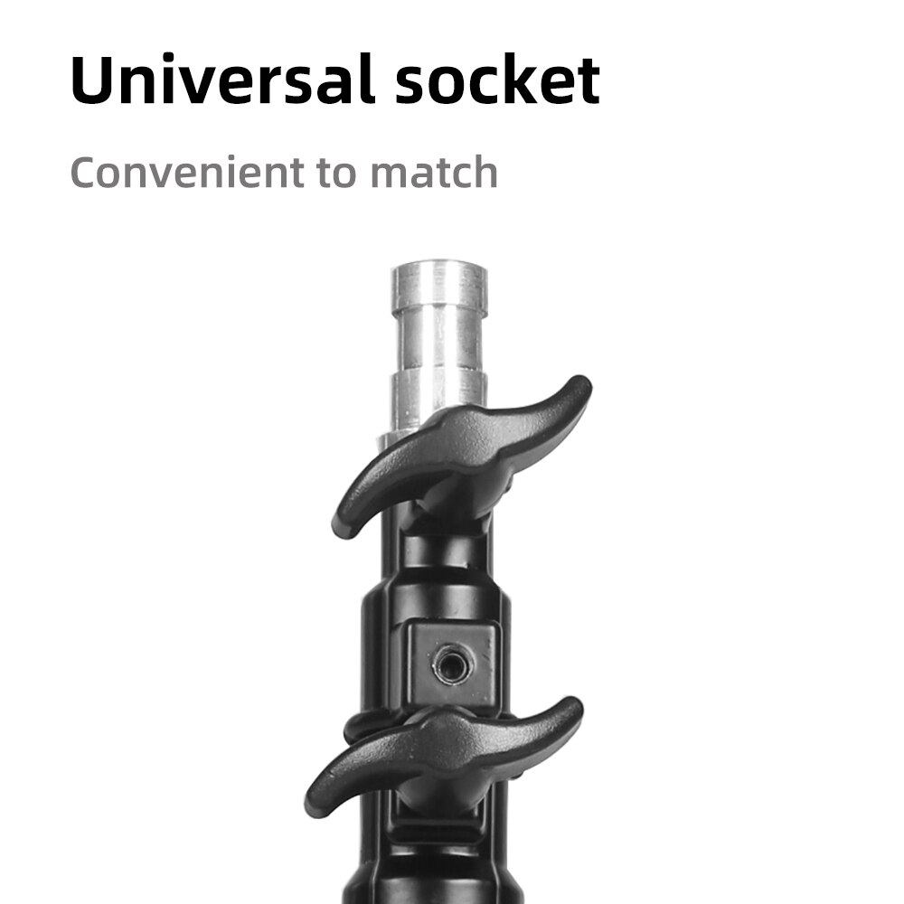 70cm Portable Folding Durable Wheels Floor Light Stand