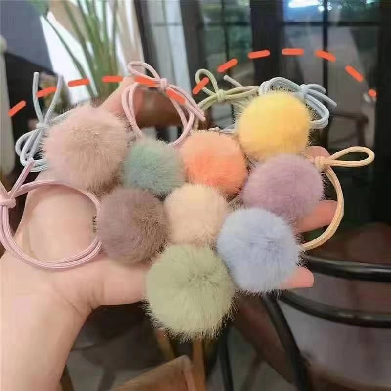 12 Stks/partij 17 Kleuren 2.5Cm Nertsen Pompoms Bont Ballen Voor Naaien Op Gebreide Sleutelhanger Sjaal Schoenen Hoeden Bont Diy ambachten Haaraccessoires
