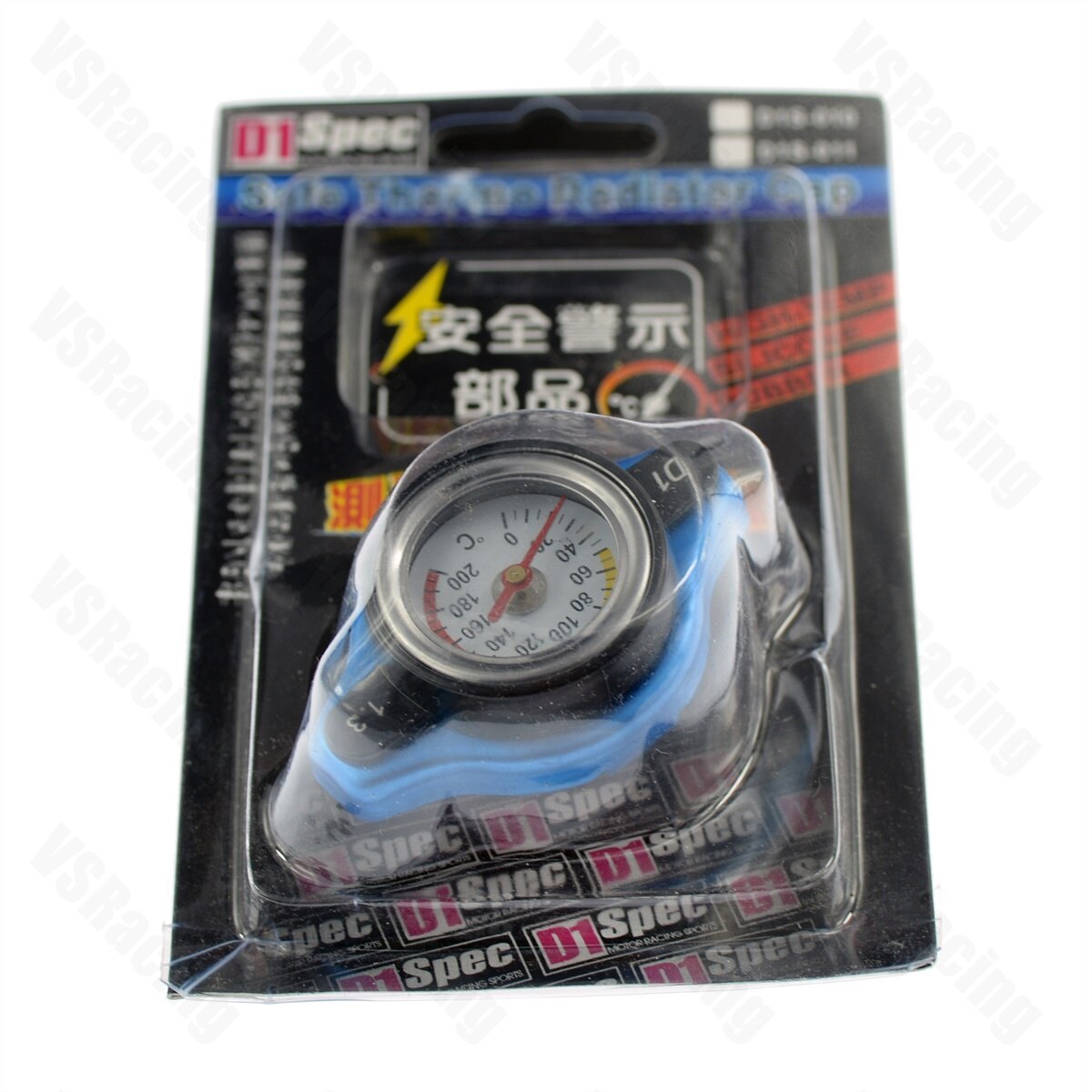 D1 Spec Radiator Cap 0.9bar/1. Bar/1.3bar Blauwe Kleur