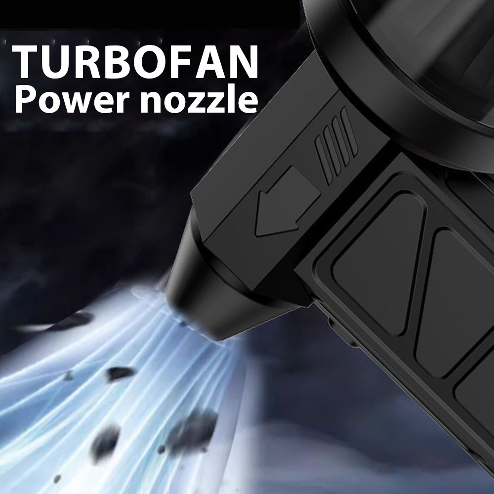 Turbo Fan 180000 RPM Air Blower Handheld Electric Turbo Jet Fan Brushless Violent Blower Wind Speed 53m/s Industrial Duct Fan