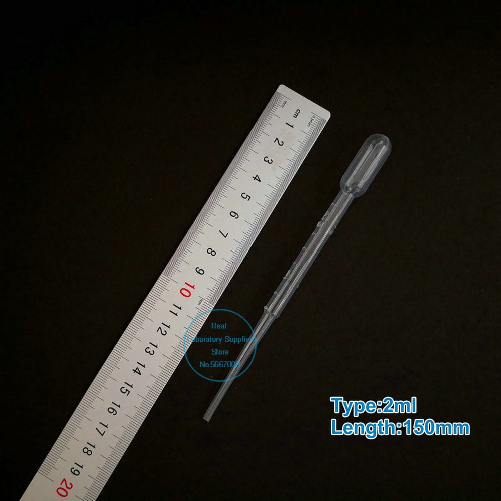 100pcs/lot Lab 1ml 2ml 3ml 3ml-L sterile plastic pasteur pipettes with independent paper-plastic packaging