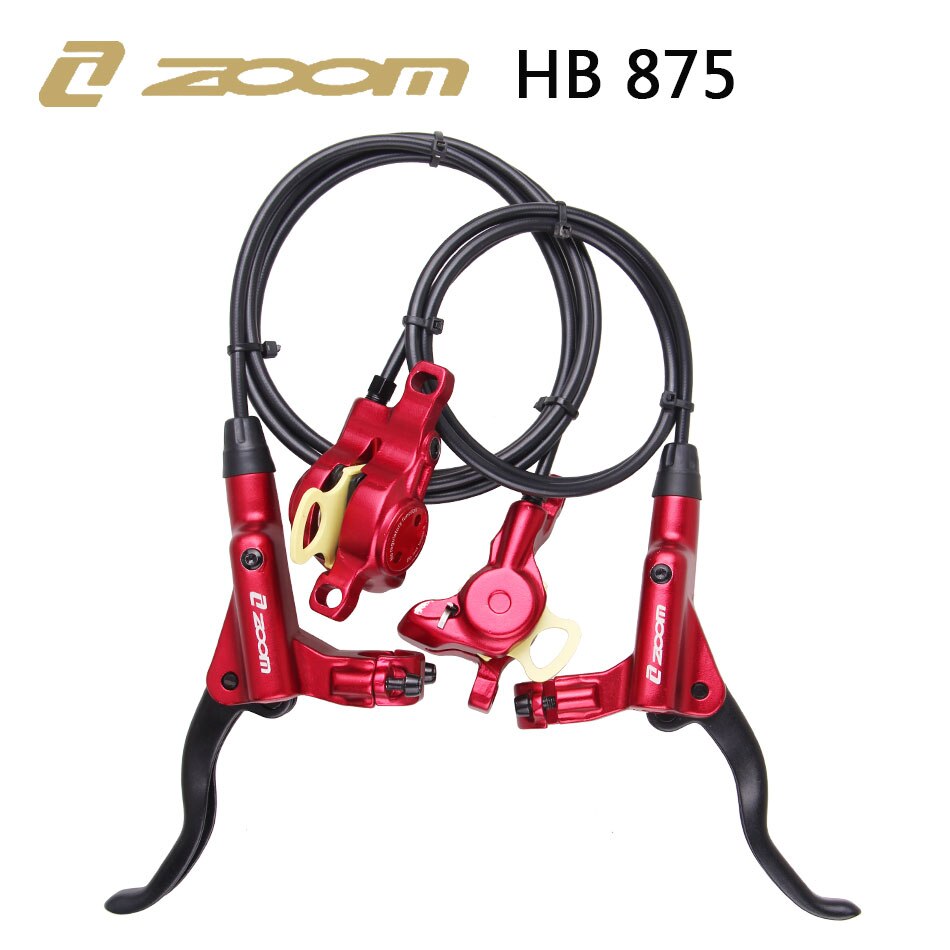 ZOOM-freno de HB-875 para bicicleta de montaña, frenos hidráulicos de 800/1400mm, juego de frenos de disco a presión de aceite para bicicleta de montaña, piezas para bicicleta delantera y trasera