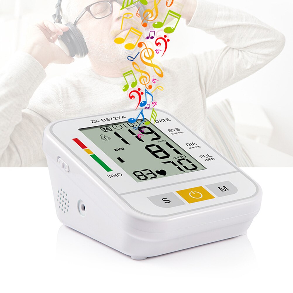 1Pc Huishoudelijke Bloeddrukmeter Elektronische Bloeddrukmeter Elektronische Bloeddrukmeter Bloeddrukmeter