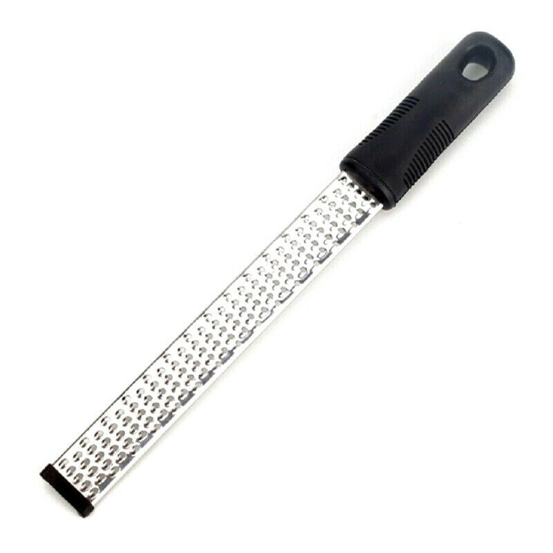 Stainless Steel Cheese Food Grater Zester Hand Held Flat Ginger Shredder Tools: Default Title