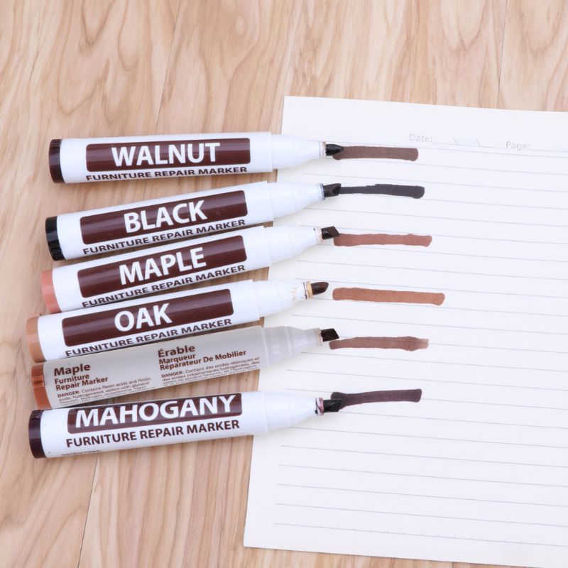 Furniture Repair Wood Cabinet Floor Touch Up Markers Scratch Filler Remover 6XDD
