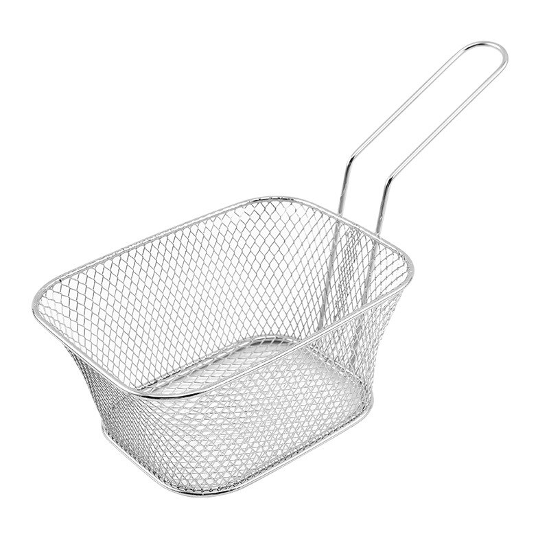 Multifunction Snacks Plates Side Plates Bowl Dishes Iron Chips Frying Basket Drainer Kitchen Gadgets&amp;Tools Tableware: C1