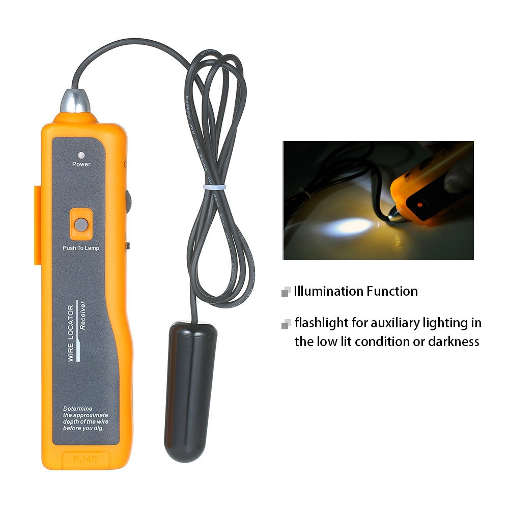 Ondergrondse Wire Locator NF-816 Ondergrondse Kabel Detectie Instrument Verborgen Bedrading Lijn Finder