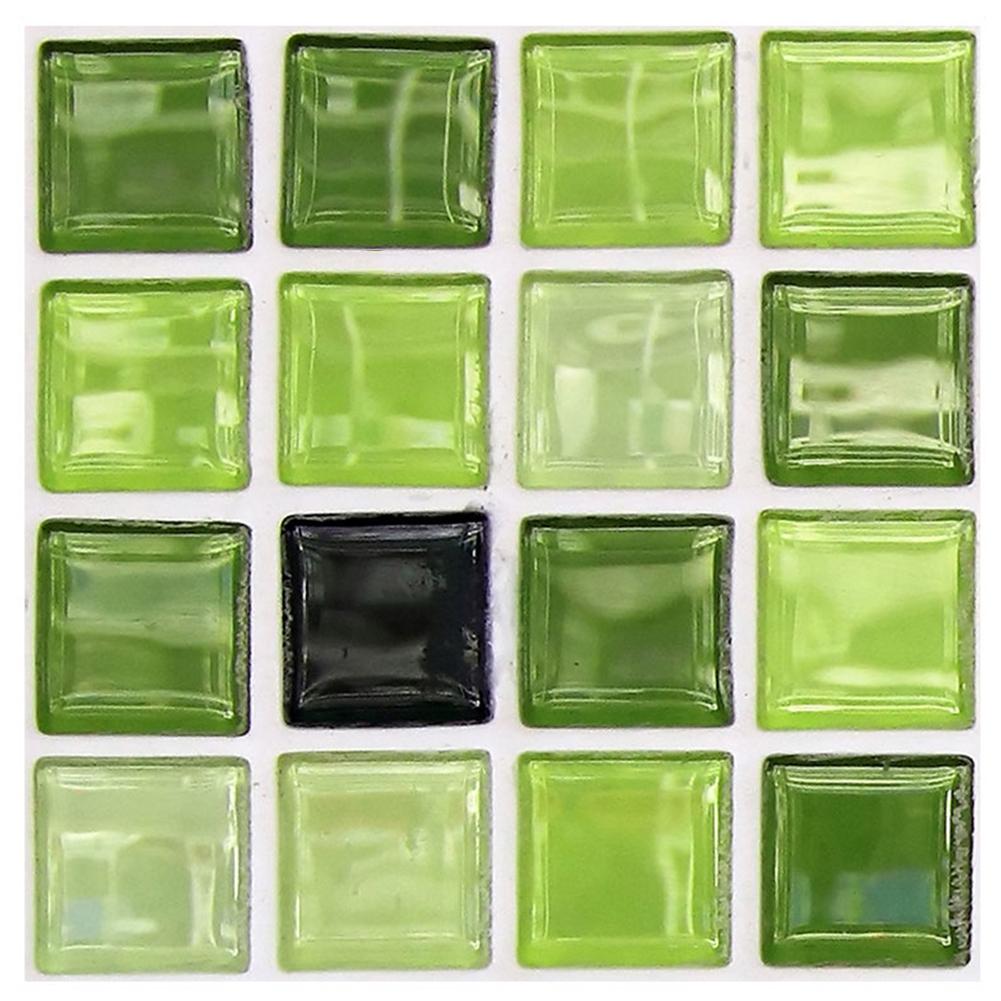10pcs Mosaic Tile Wall Sticker PVC Waterproof Tiles Decals Kitchen Decor Self Adhesive 3D Mosaic Art Accessories: Pink