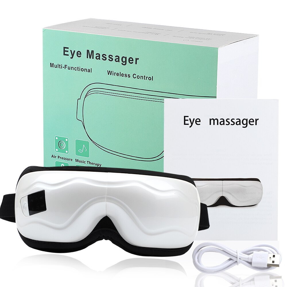 Smart Eye Massager Luchtdruk Comprimeren Massage Bril Bluetooth Muziek Ogen Massage Apparaat Usb Oplaadbare Herbeleven Moe: Type B