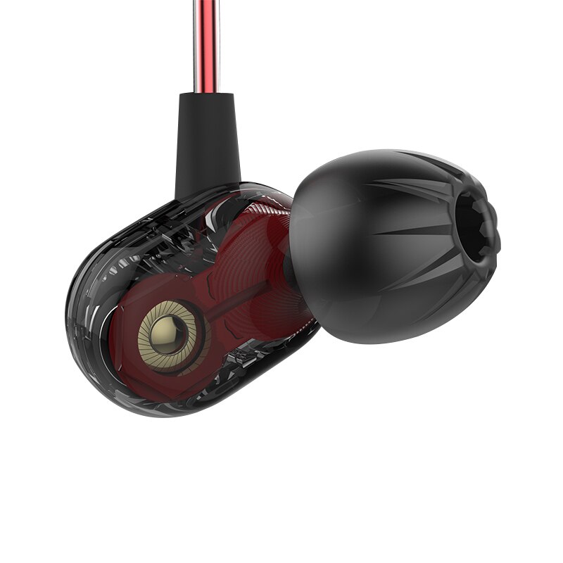 KZ ZSE In-ear Headphones - Dual Driver Subwoofer HIFI DJ Monitor - Wired Sport Earphones for Mobile