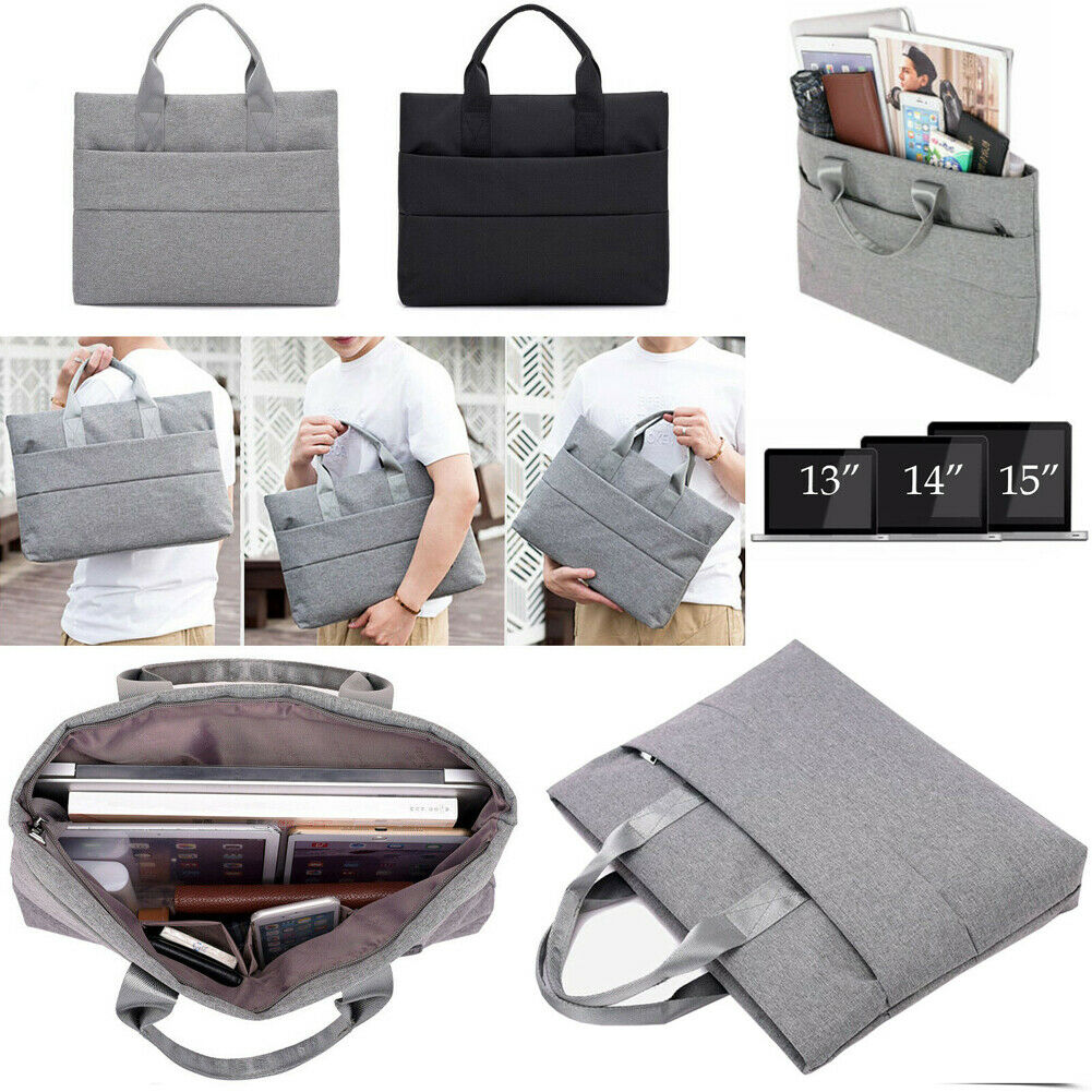 Men's Handbag Universal Laptop Bag 13-15 Inch Laptop Tote Briefcase Portable Solid Oxford Cloth Waterproof