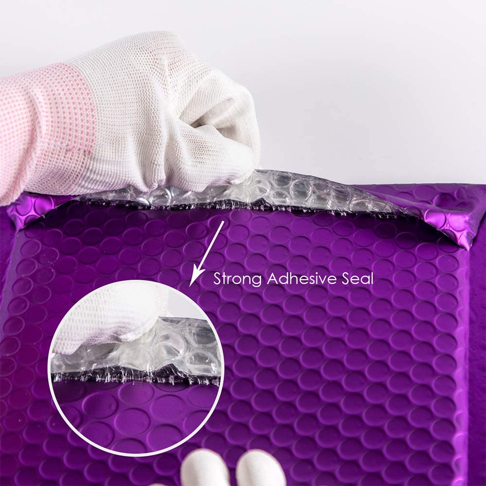 Purple 50Pcs Envelopes Bubble Mailers Padded Envelopes Envelopes Packaging Bags for Business Poly Envelopes Bag Packaging