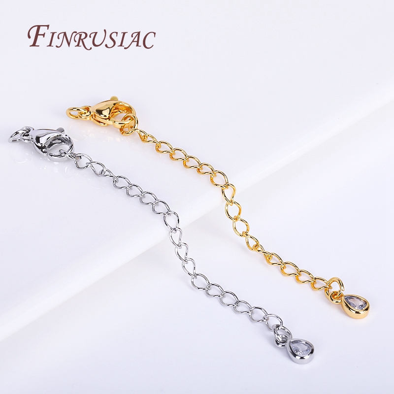 Chain Extender 8 Types Full Length 70mm 18K Real G... – Grandado