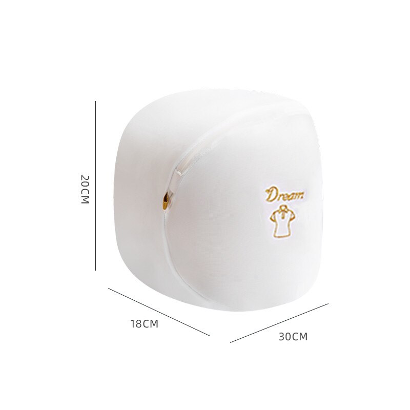 Lingerie Beha Wassen Zakken Ondergoed Anti-Vervorming Filter Mesh Waszak Luxe Waszak Wasmand Wasmachine Zakken: White 30-20-18cm