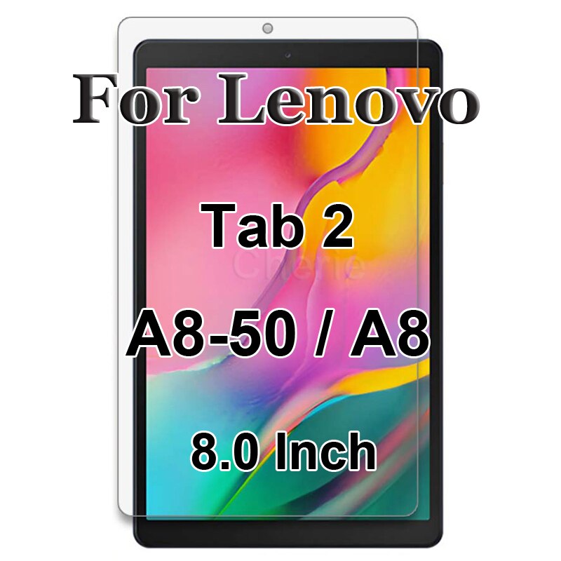 2 sztuk szkło hartowane folia ochronna na ekran Lenovo patka M8 M7 E8 E7 7.0 8.0 patka 2 TB-8705F TB-7305X TB-7305F 7104F 8304F A8-50: Tab 2 8.0 A8-50