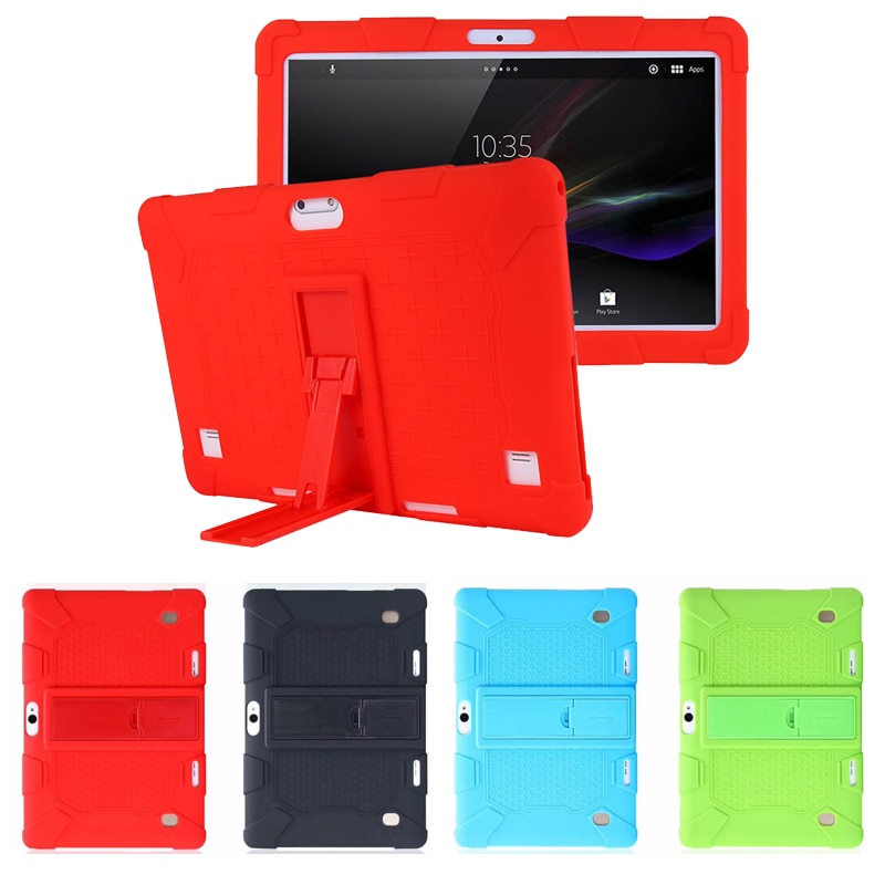 Universele, stevige, zachte siliconen hoes voor bq aquaris  m10 ubuntu edition, volledige  hd 10.1 inch tablet-pc, beschermende hoes