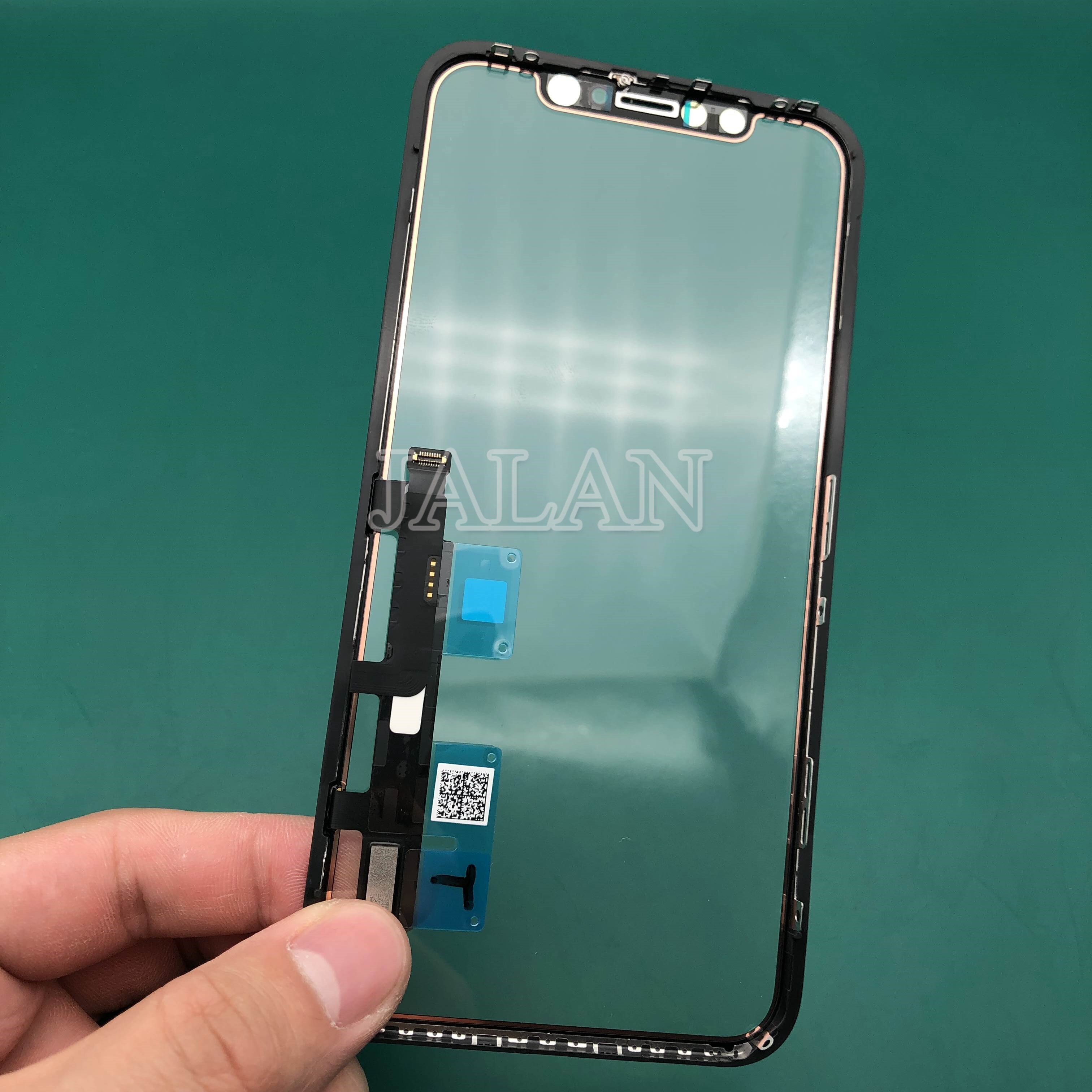 TP for Phone X XS MAX XR 11 Pro 11Pro Max Glass Digitizer Lcd Touch Screen Digitizer Outer Glass Long Flex Replacement Repair