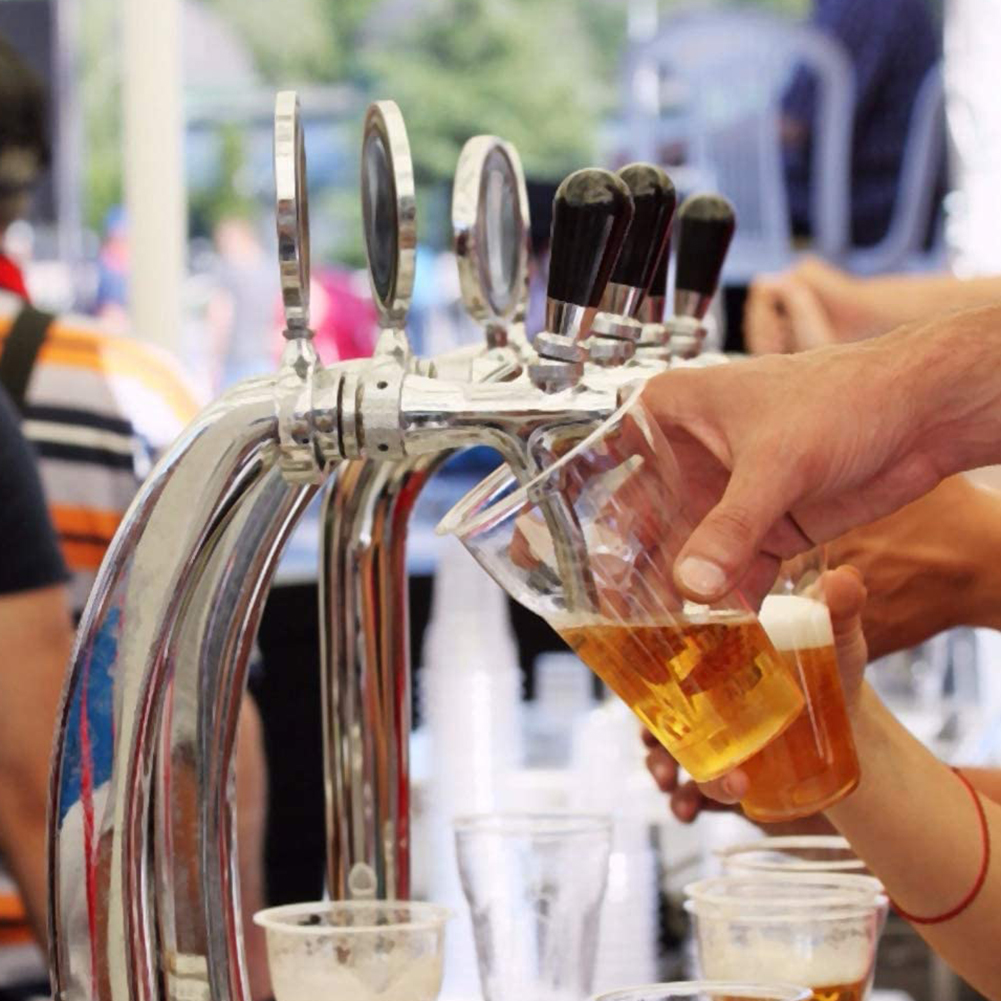 Adjustable Beer Tap Rate Control Faucet with 4inch Shank Home Bar Brewing Tool Draft beer machine beer tap with, G5/8 thread.