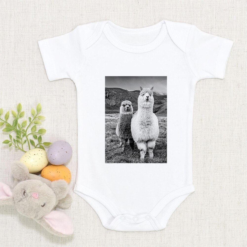 Baby Junge Kleidung Lustige Alpaka Trägheit Baby 2022 Neugeborenen Baby Mädchen Bodysuit Kleinkind Baby Gesamt eins-Stück Ropa Bebe harajuku: HY-20AC1868 / 12-18M
