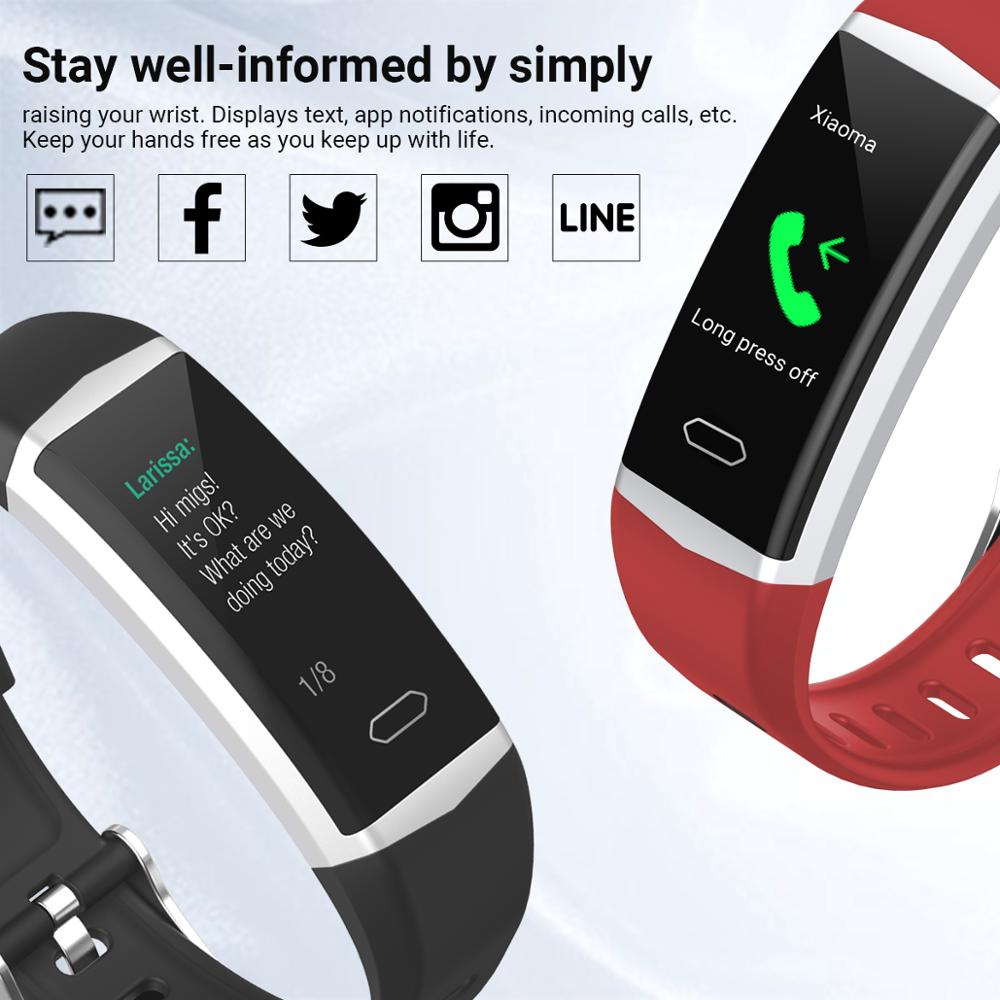 Gandley B5 Smart Band Bracelet GPS Swimming IP68 Waterproof Smartband Multi-sport Outdoor Bluetooth 5.0 Dynamic Heart Rate Band