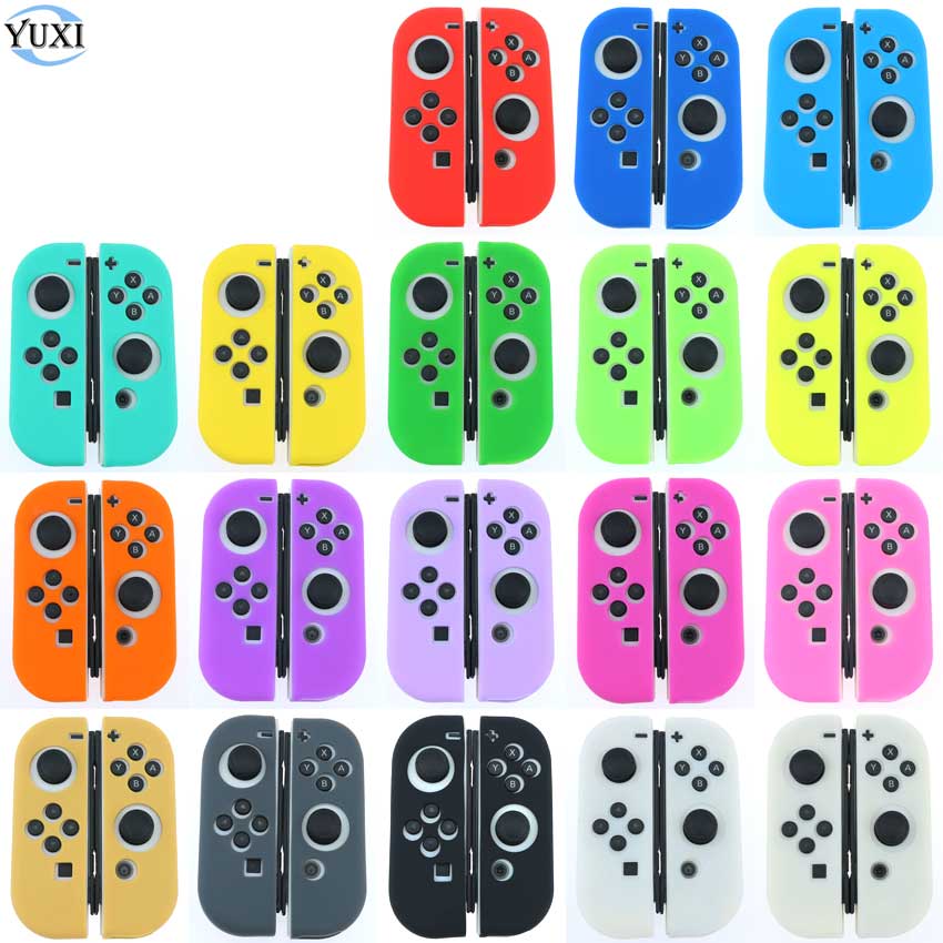 YuXi Anti-Slip Siliconen Soft Case Voor Nintend Schakelaar Beschermhoes Skin Voor Schakelaar NS Vreugde-Con Controller