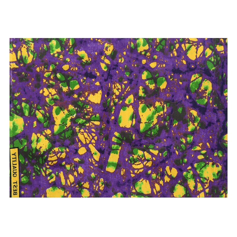 A4 African Style Wax Print Cotton Fabric DIY Handmade Patchwork Quilting Clothing Home Textiles Materials Supplies: 2