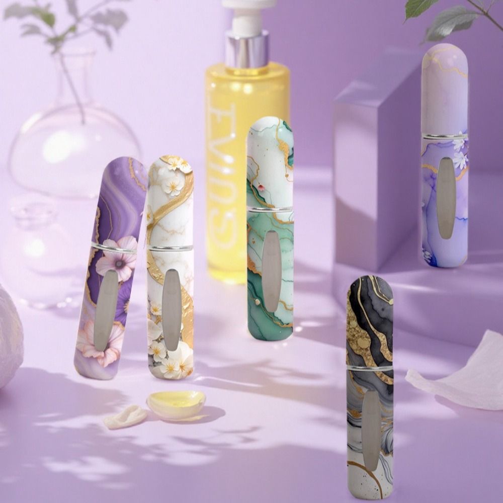 Draagbare 5ml mini parfumflesjes, navulbaar, lekvrij, lege cosmetische containers, parfumdispenserflesjes voor op reis