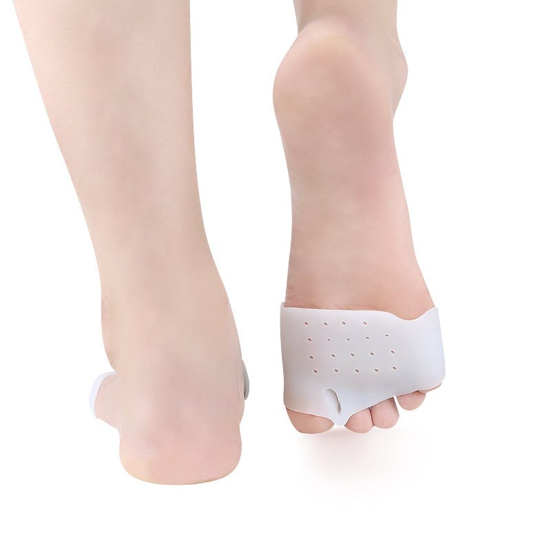 2pcs /1 Pair Silicone Orthotics Toe Separators Toe Align Gel Stretcher Correct Overlapping Feet Toe Separator