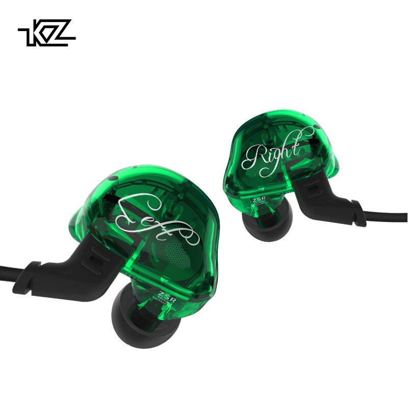 KZ ZSR Sechs Treiber In Ohr Kopfhörer Anker Und Dynamische Hybrid Headset HIFI Bass Mit Ersetzt Kabel Noise Cancelling Ohrhörer