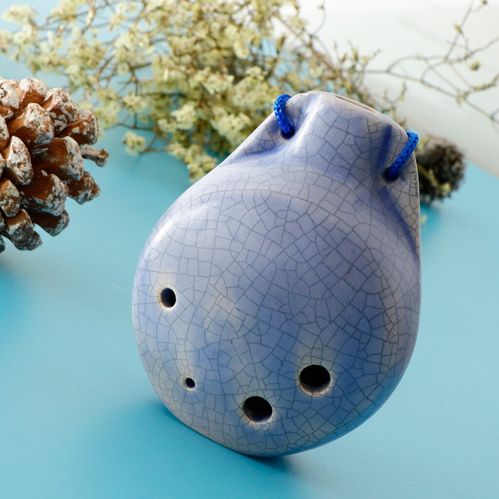 Ocarina C en céramique à 6 trous, Instrument Musical pour les amoureux de la musique,
