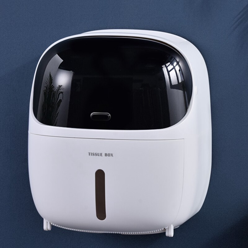 Toiletpapierhouder houder voor toiletpapier badkamer toiletpapier opbergdoos toiletrolhouder robotvorm: A
