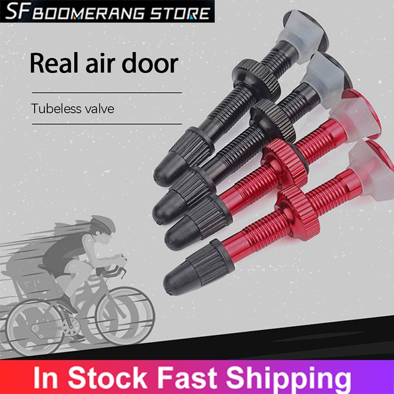 1PCS 40/60mm Valve Caps MTB Parts Road Bicycle Tubeless Tire Valve Alloy Bike Accessories Cycling Equipment Mtb Accesorios