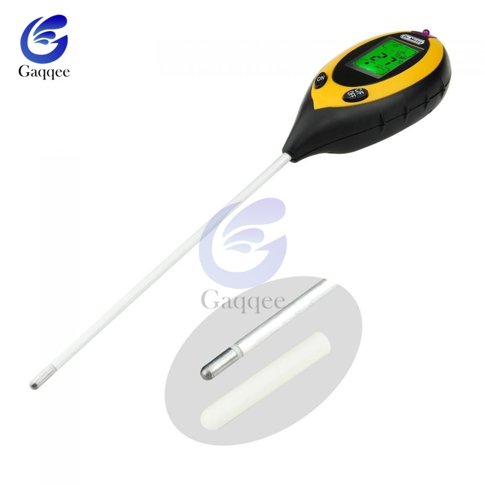 4 in 1 Soil PH Meter Tester Soil Tester PH Moisture meter Temperature Sunlight Intensity measurement Analysis Soil Acidity Test