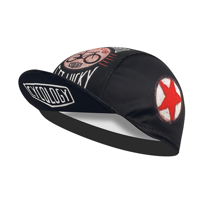 Gorras de ciclismo de poliéster más populares de la serie negra, gorra deportiva de secado rápido para bicicleta, ropa para hombres y mujeres, absorbe el sudor, transpirable