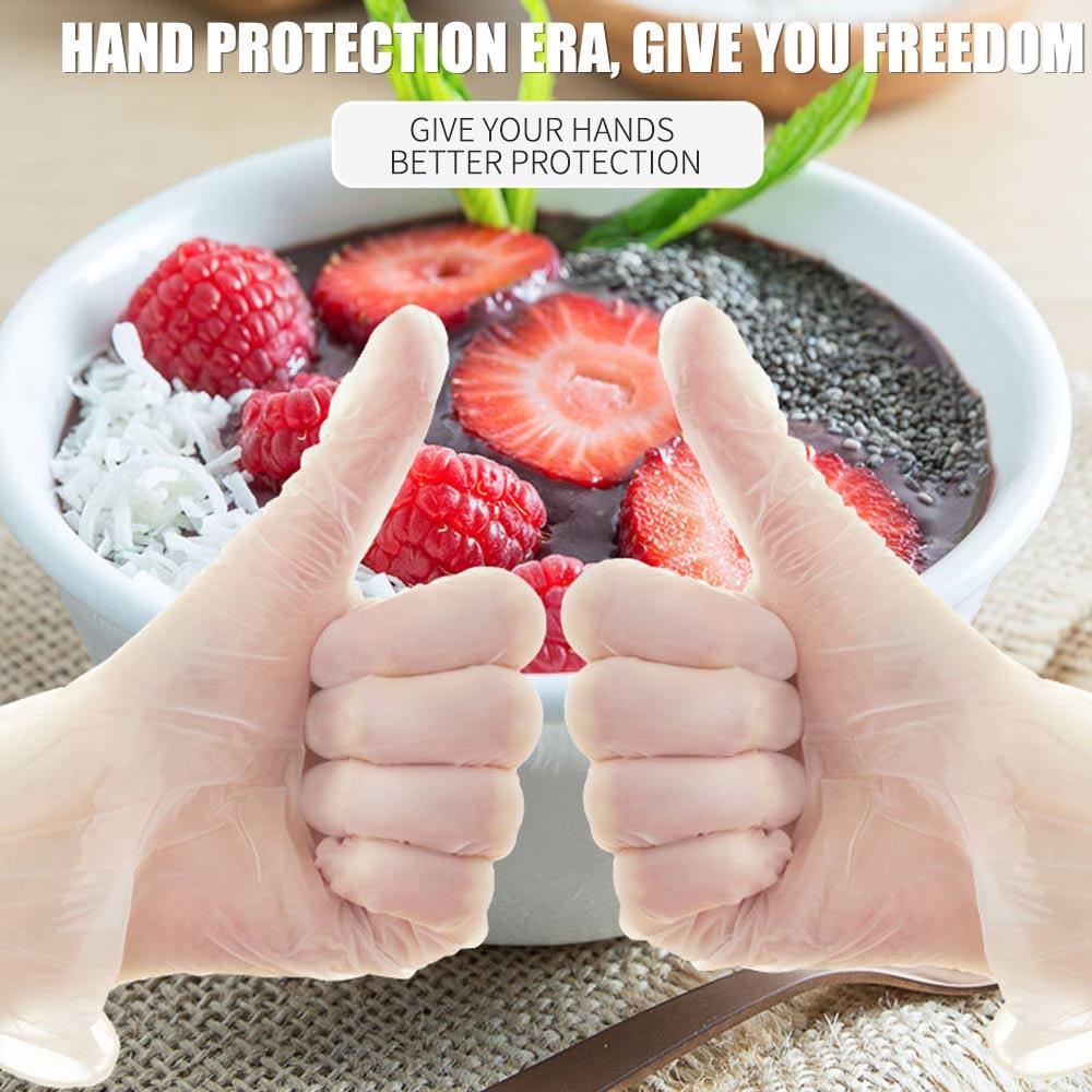 100PCS Nitrile Gloves Latex PVC Disposable Gloves Puncture Resistant Household Latex Gloves Hand Protection Glove guanti monouso