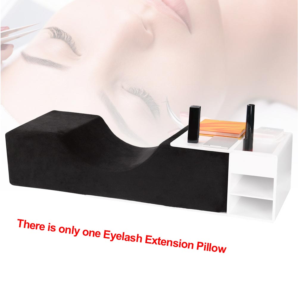 Ondersteuning Zachte Geënt Hals Stand Anti Slip Ergonomische Hoofdsteun Wimper Extension Kussen U Vorm Professionele Makeup Tools Salon