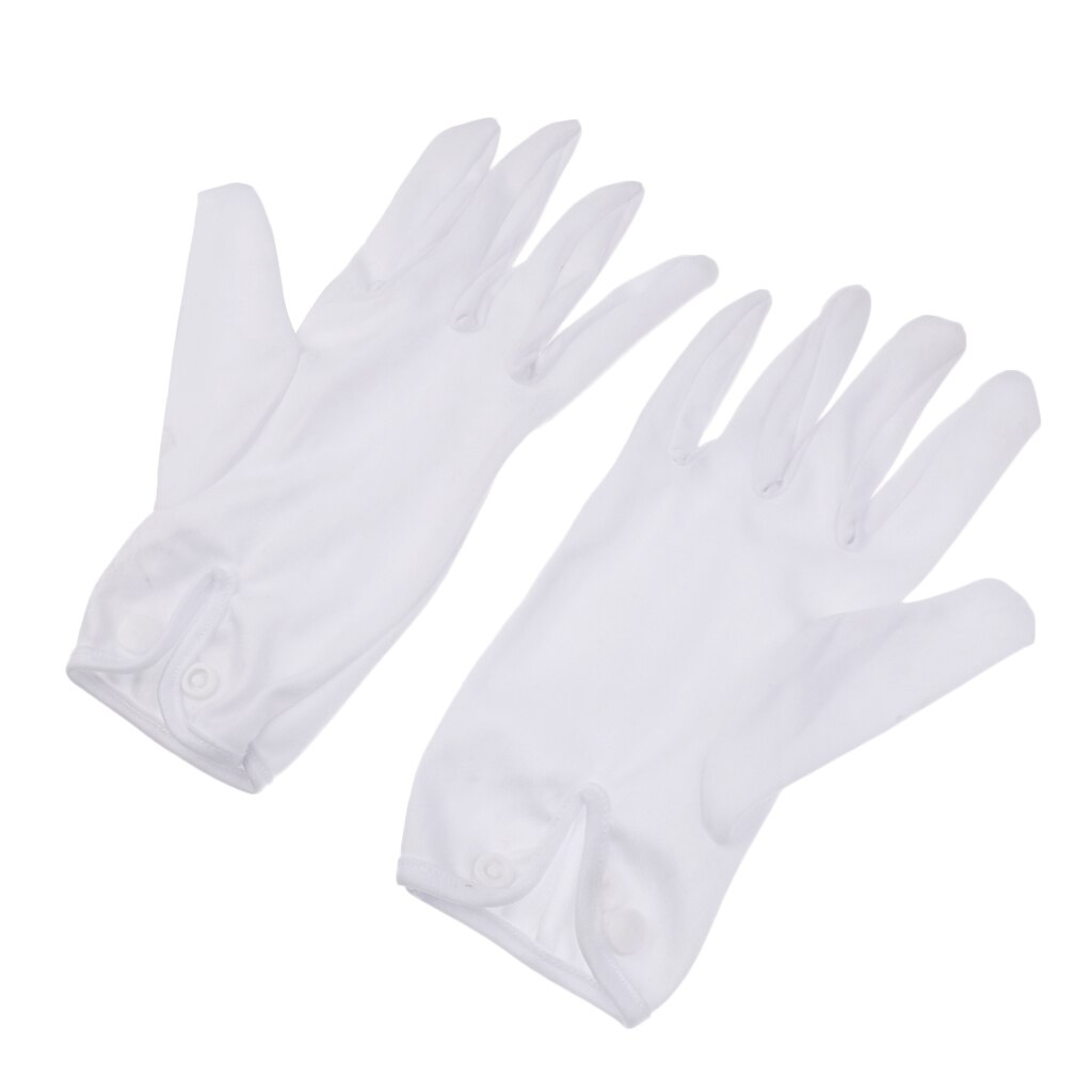 2 Pieces White Gloves for Snooker Pool Referee One Size Fits Most
