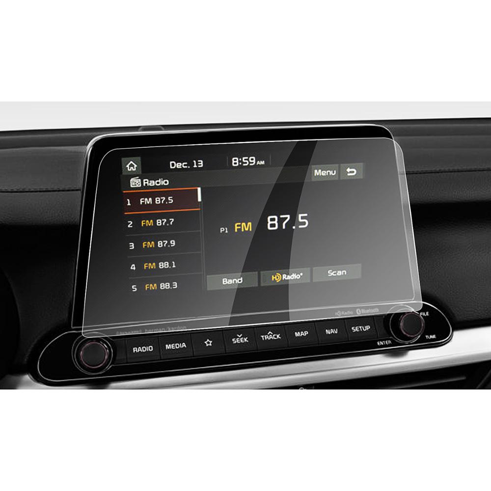 RUIYA scherm beschermende film voor Kia Forte auto navigatie touch center scherm, 9H gehard glas screen protector