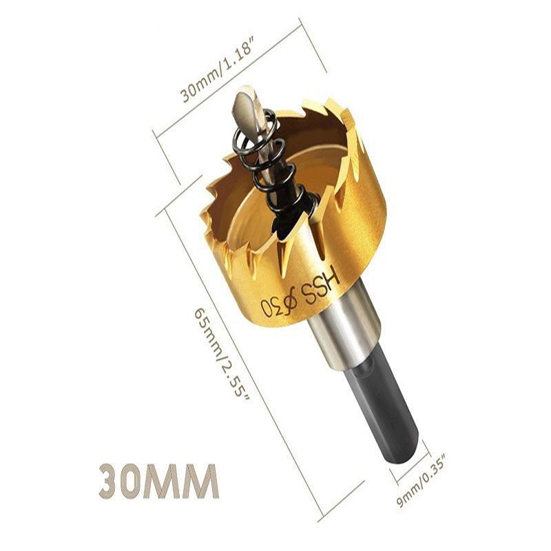 12-100mm HSS Bohrer Bit high speed stahl Loch Sah für Edelstahl Aluminium legierung Stahl Metall bohrer Bits