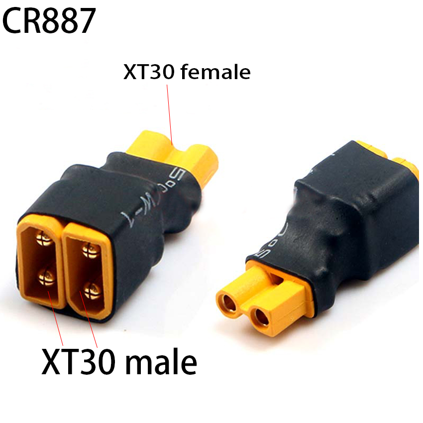 Adaptateur série parallèle Deans T Plug EC3 EC5, compte 60, compte 90, connecteur de convertisseur de batterie Lipo, accessoires de modèle RC bricolage, 1 pièce: Bleu