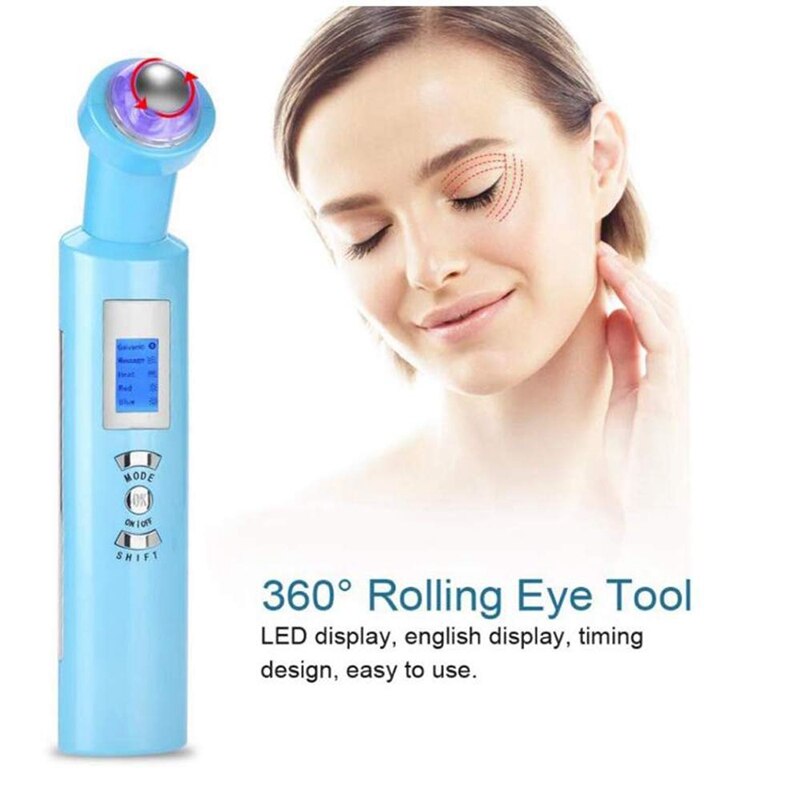 Electric Beauty Instrument Eye Negative Ion Introduction Instrument Massage Instrument Eye Ion Importer EU Plug