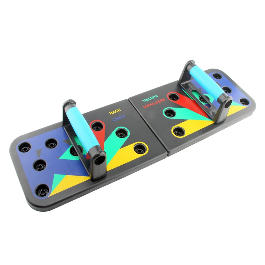Push Up Board Push-Ups Stands Multifunctional Anti-slip Collapsible Stickers Adults Men Women Indoor Workout Fitness Exercise
