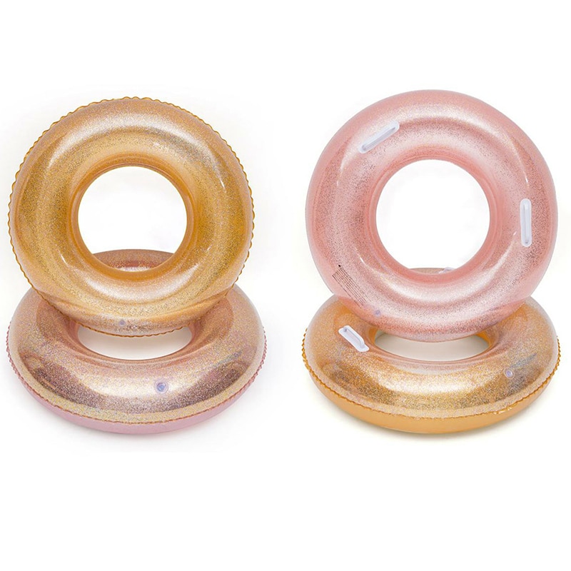 Leuke Thicken Pailletten Ring voor Zomer Zwemmen Opblaasbare Zwembad Drijft voor Volwassenen Float Ringen Zomer Speelgoed