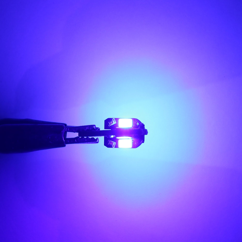 10 stk.  w5w t10 led canbus uten feil 5 w 5 12v 2w 600lm supersterkt bilinteriør sidelys  l22 lys 194 3030 smd bilpære hvit gul rød: Rav