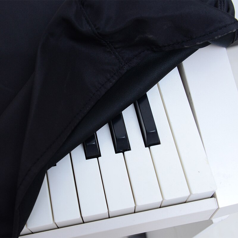Praktisk klaverovertræk støvtæt dæksel til vandtæt superjusterbart klavertastatur til 88-- tastatur