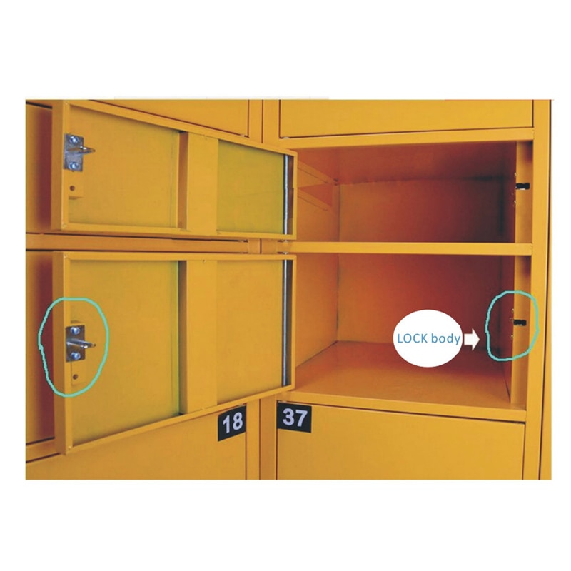 DC 12V 2A Solenoid Electromagnetic Electric Control Cabinet Drawer Lockers Lock latch Push-push