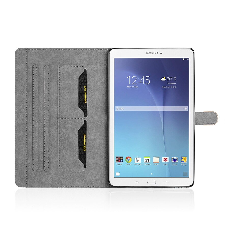 Para Samsung Galaxy Tab E T560 SM-T560 9,6 pulgadas fundas Bling Glitter Smart cuero soporte tabletas funda +