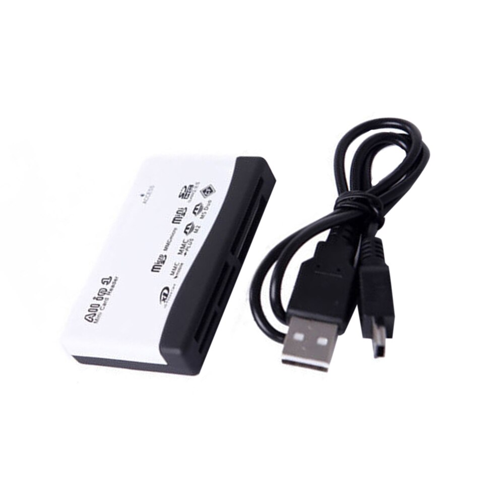 USB 2.0 card reader Multi Card Reader for SD XD MMC SDHC TF CF MS RS-MMC Micro/Mini SD memory card