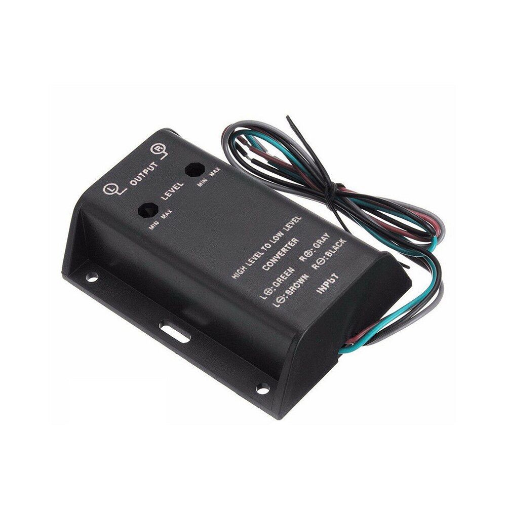 Adjustable Audio Converter Stable Signal Practical Amplifier Tweeters Adapter Stereo Car Mounted Channel Separation HIGH TO LOW