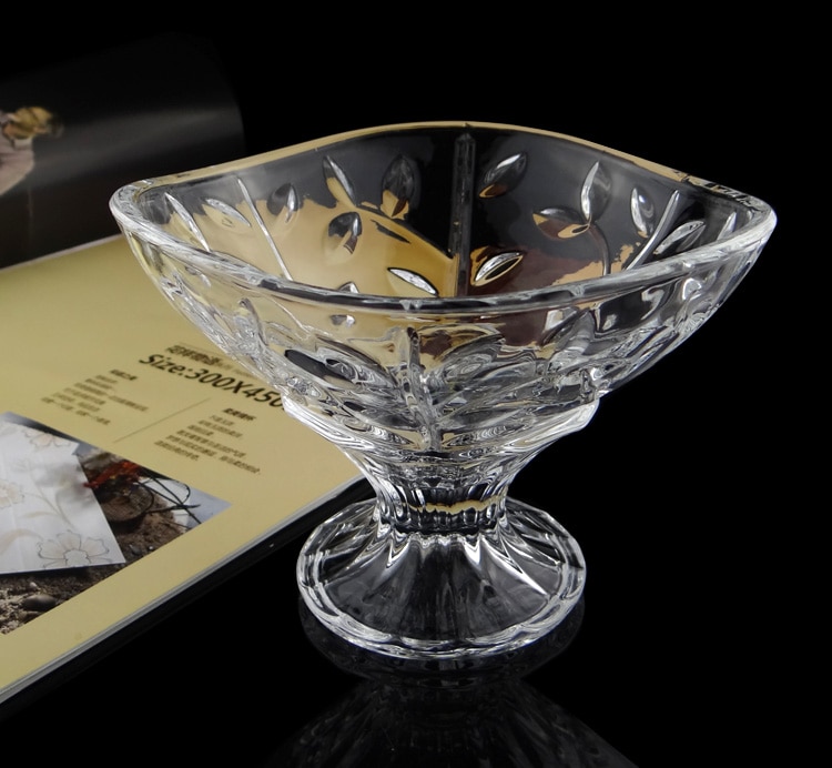 200ml Glass Sundae Cup Cute Dessert Drink Ice Cream Fruit Cup Bowl Smoothie Milkshake Cup Ice Cream Bowl